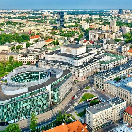 Super Apartament Brown 2X Metro Nowy Wifi Netflix Spotify Panorama Miasta Warszawa Eksteriør billede