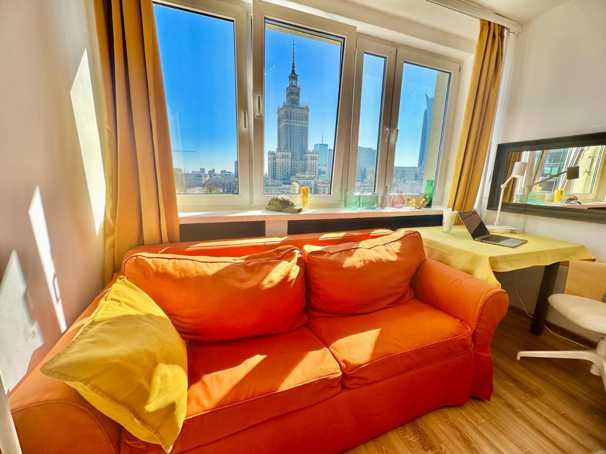 Super Apartament Brown 2X Metro Nowy Wifi Netflix Spotify Panorama Miasta Warszawa Eksteriør billede