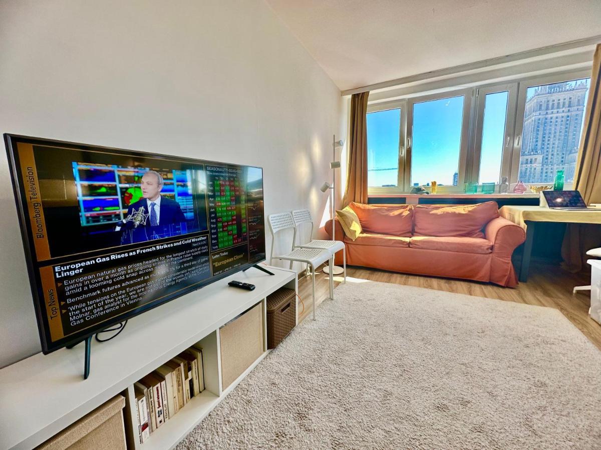Super Apartament Brown 2X Metro Nowy Wifi Netflix Spotify Panorama Miasta Warszawa Eksteriør billede