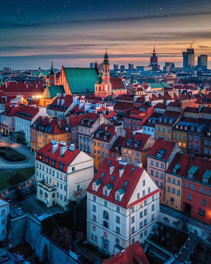 Super Apartament Brown 2X Metro Nowy Wifi Netflix Spotify Panorama Miasta Warszawa Eksteriør billede