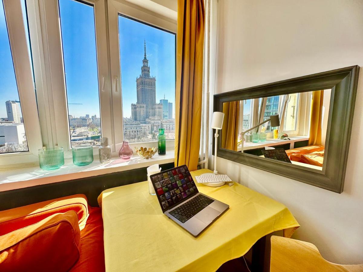 Super Apartament Brown 2X Metro Nowy Wifi Netflix Spotify Panorama Miasta Warszawa Eksteriør billede