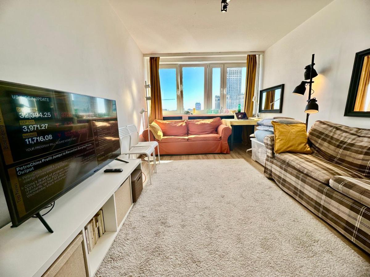 Super Apartament Brown 2X Metro Nowy Wifi Netflix Spotify Panorama Miasta Warszawa Eksteriør billede