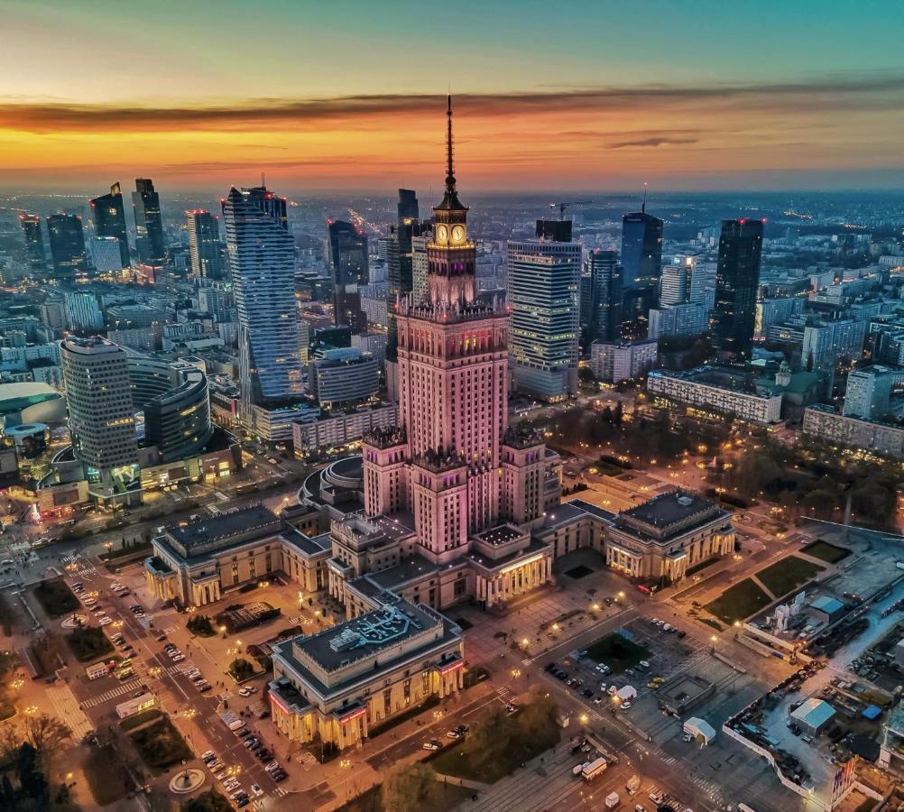 Super Apartament Brown 2X Metro Nowy Wifi Netflix Spotify Panorama Miasta Warszawa Eksteriør billede